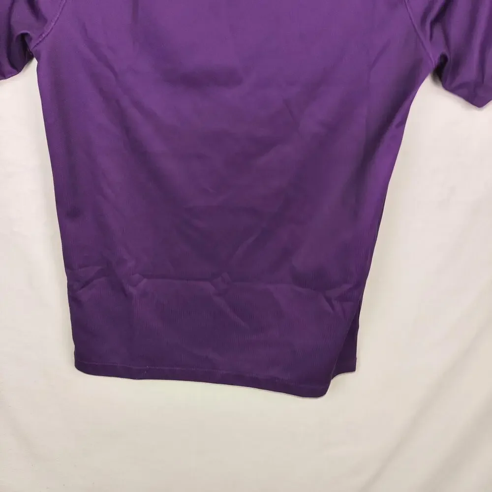 Manchester City Jersey Boys Medium Purple Soccer Nike Dri Fit Etihad Airways